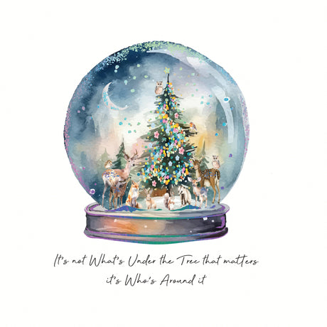 Under The Tree Box of 6 Christmas Cards