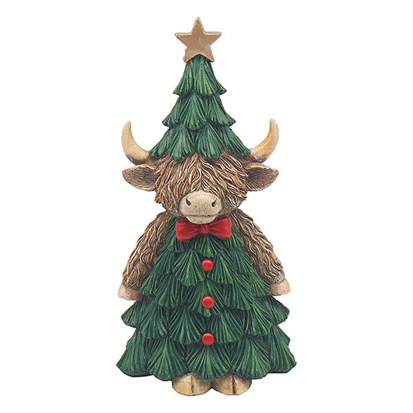 Hughie Xmas Highland Cow