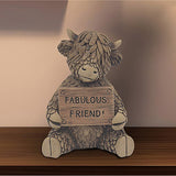 Hughie Fab Friend Highland Cow