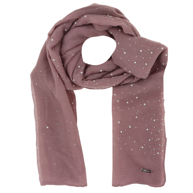Starry Night Boxed Scarf - Dusky Pink