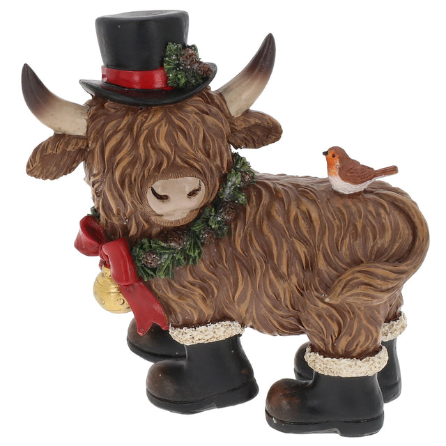 Christmas Coo - Standing with Black Top Hat
