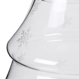 Glass Christmas Tree Jar