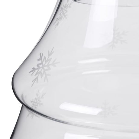 Glass Christmas Tree Jar