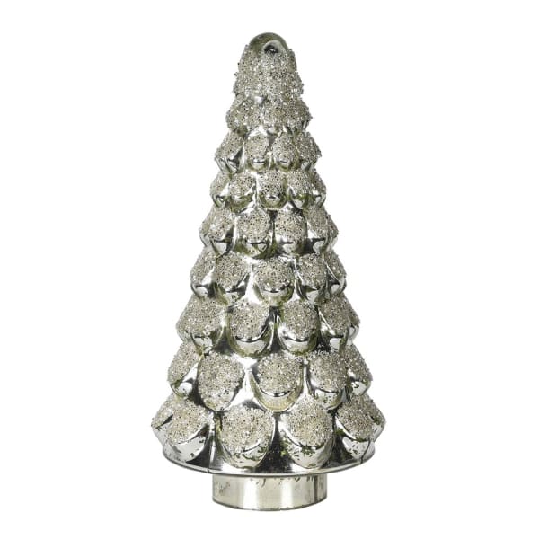 Tiered Glass Glitter Tree