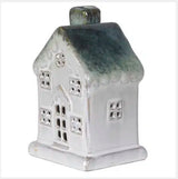 Ceramic light up Frosted Fern Cottage Decoration