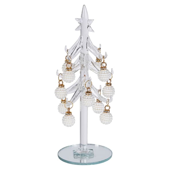 Pearl Bauble Glass Tree