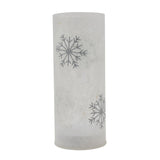 LED Tube Light with Snowflake Design - Medium