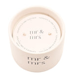 Double Wick Candle - Mr & Mrs