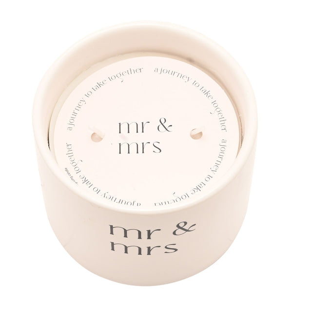 Double Wick Candle - Mr & Mrs