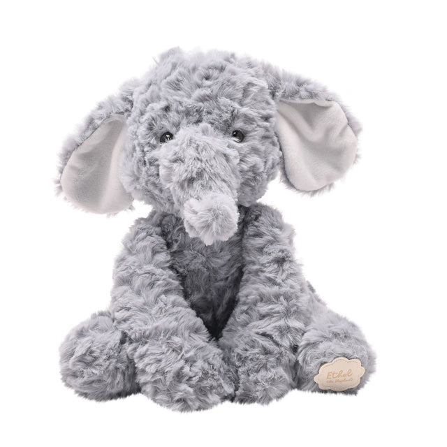 Ethel THe Sitting Grey Elephant 22cm
