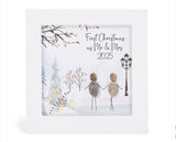 Mini Pebble Picture - First Christmas as Mr & Mrs 2025