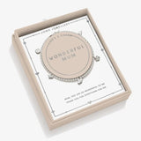 Joma Lifes a Charm Wonderful Mum Boxed Bracelet