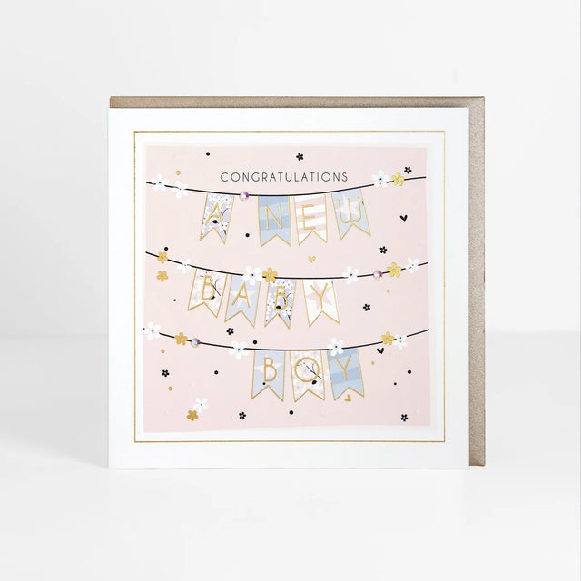 New Baby Boy Card