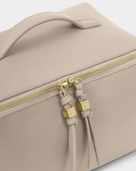 Katie Loxton Soho Large Make Up/Wash Bag - Oyster