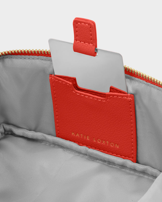 Katie Loxton - Fold Out Mirror Make Up Bag - Deep Orange