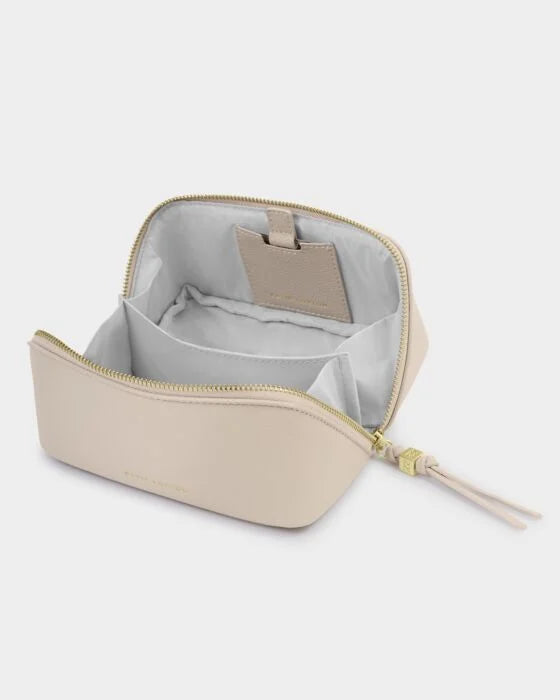 Katie Loxton Fold Out Mirror Make Up Bag - Oyster