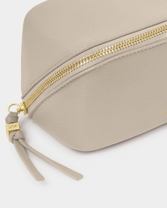 Katie Loxton Fold Out Mirror Make Up Bag - Oyster
