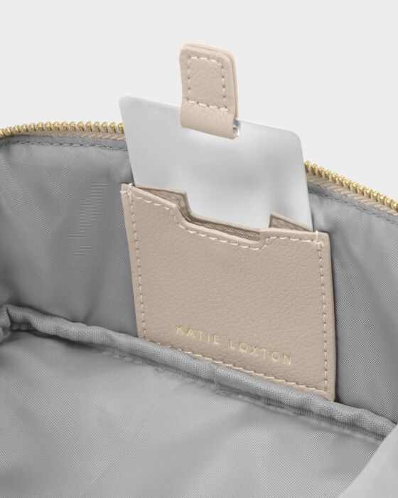 Katie Loxton Fold Out Mirror Make Up Bag - Oyster
