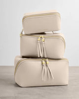 Katie Loxton Fold Out Mirror Make Up Bag - Oyster