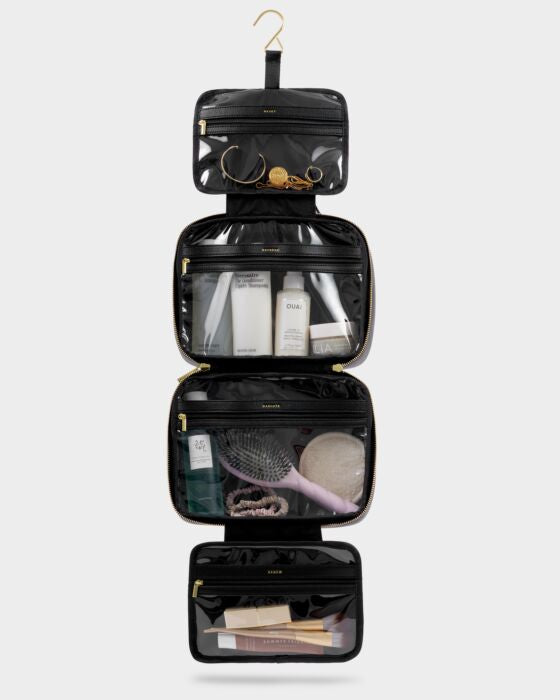 Katie Loxton Hanging Wash Bag Black