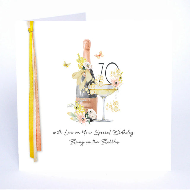70 With Love On Your Birthday Bubbles