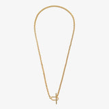 Joma Evermore Oval -T Bar Necklace - Gold
