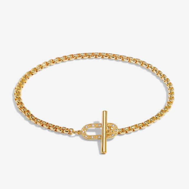 Joma Evermore Oval -Bar Bracelet - Gold
