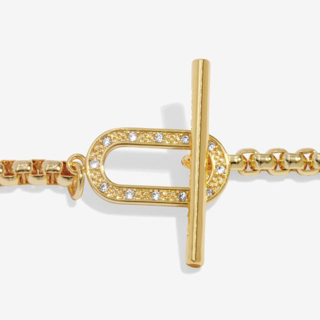 Joma Evermore Oval -Bar Bracelet - Gold