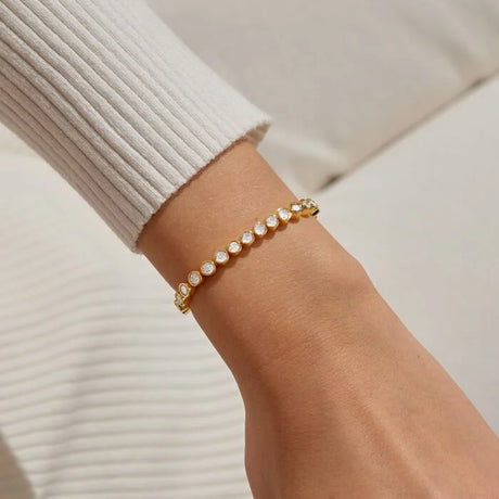 Joma Bracelet Bar Heat CZ Tennis - Gold