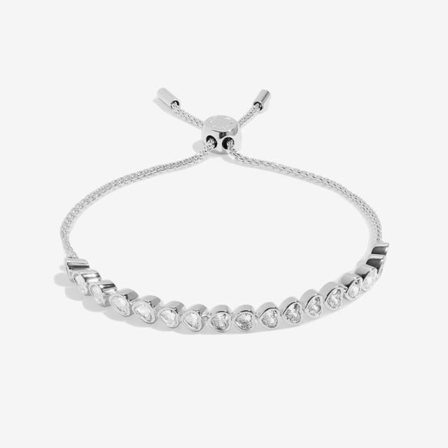 Joma Bracelet Bar Heat CZ Tennis - Silver