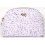 Lilac Floral Cosmetic Bag - Small