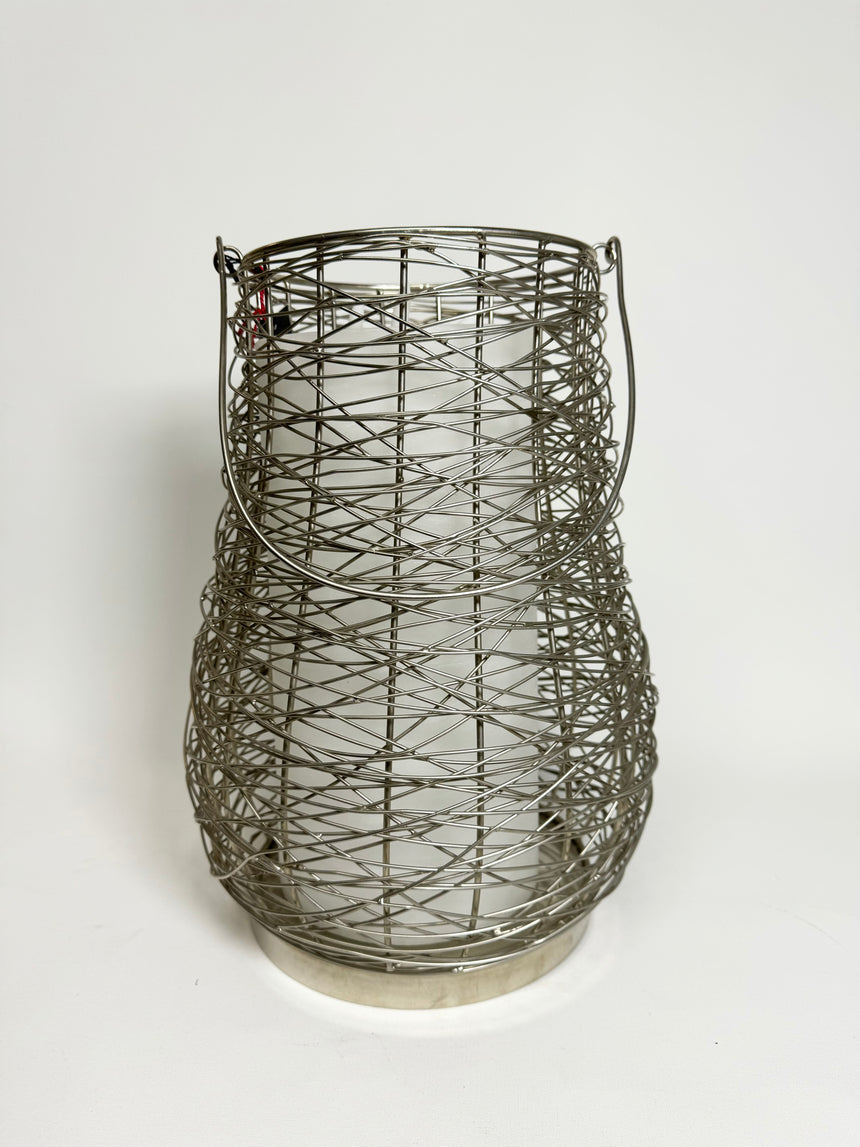 Silver Wire Lantern Large