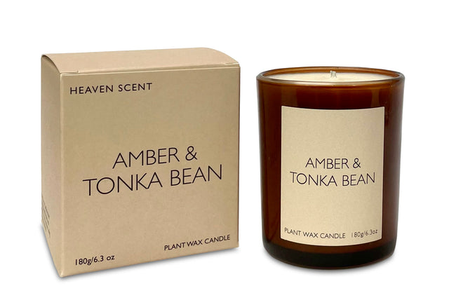 Amber & Tonka Bean 6 oz Candle