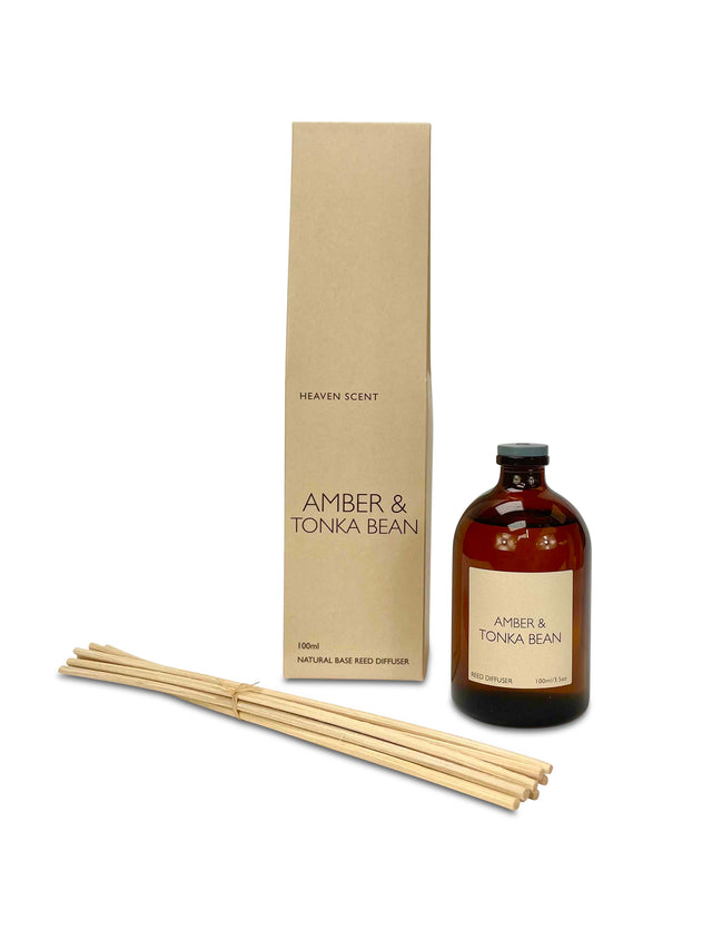 Amber & Tonka Bean 100ml Reed Diffuser