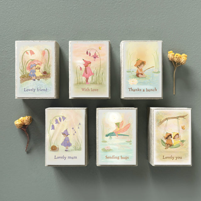 Mini Matchbox Vase & Flowers - Thanks A Bunch