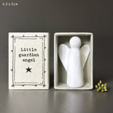Mini Matchbox Porcelain Guardian Angel