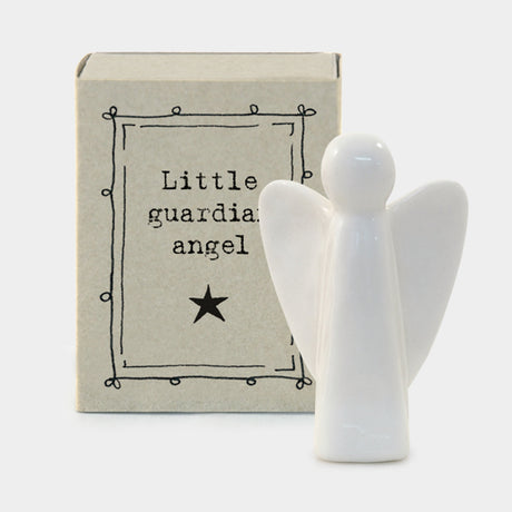 Mini Matchbox Porcelain Guardian Angel
