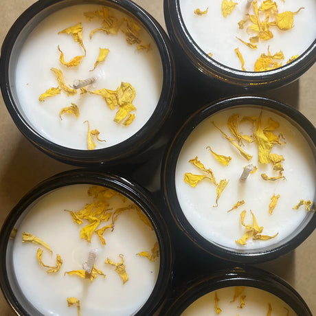 Pina Colada Amber Jar Candle