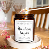Strawberry Daiquiri Amber Jar Candle