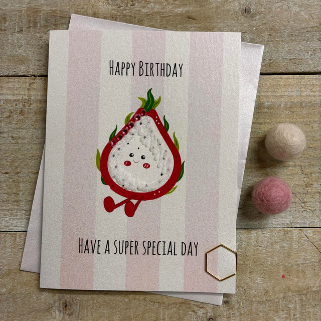 Dragonfruit Birthday Card