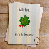 Clover Good Luck Card