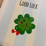 Clover Good Luck Card