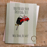 Passed Driving Test Card