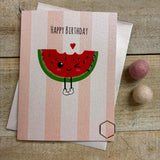 Watermelon Happy Birthday Card
