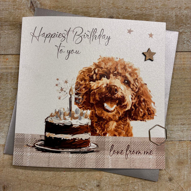 Love from the Dog Birthday Card