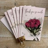 Thank you So Much Peonies Pack Of 6 Cards
