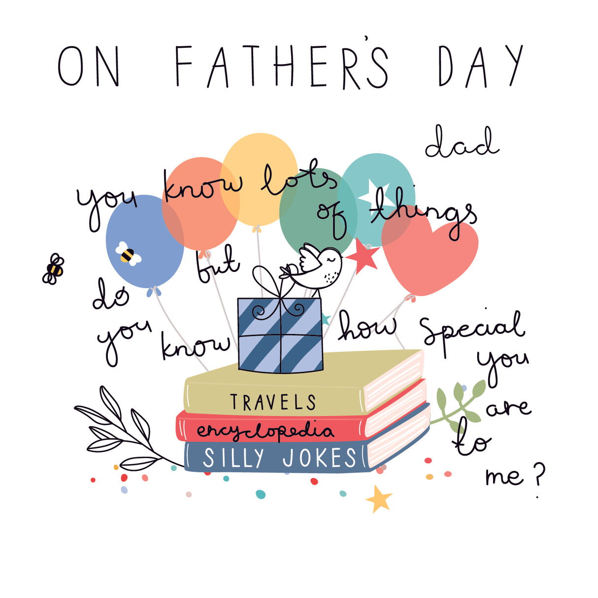 Fathers Day Card - Books