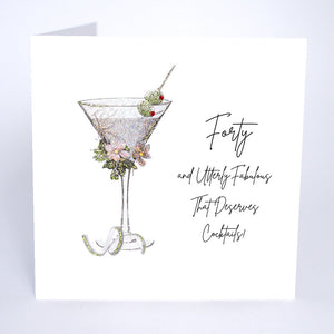 Five Dollar Shake Female 40th Birthday Card