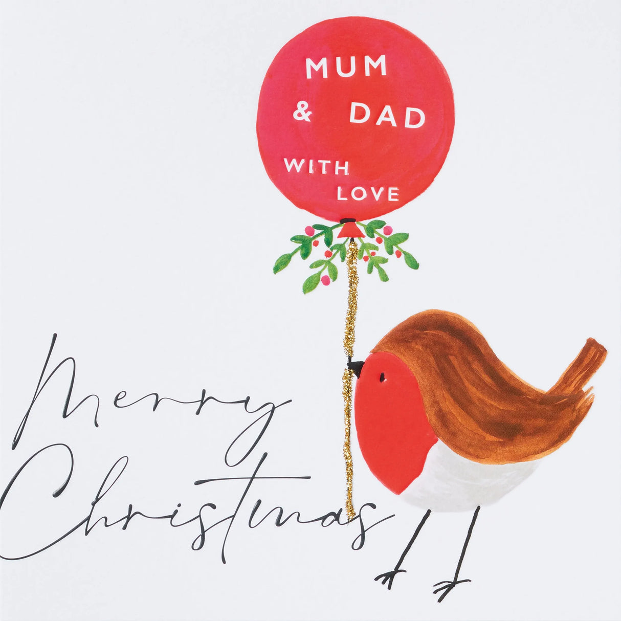 Janie Wilson Mum & Dad Christmas Card