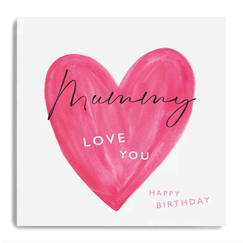 Mummy Birthday Card - Heart